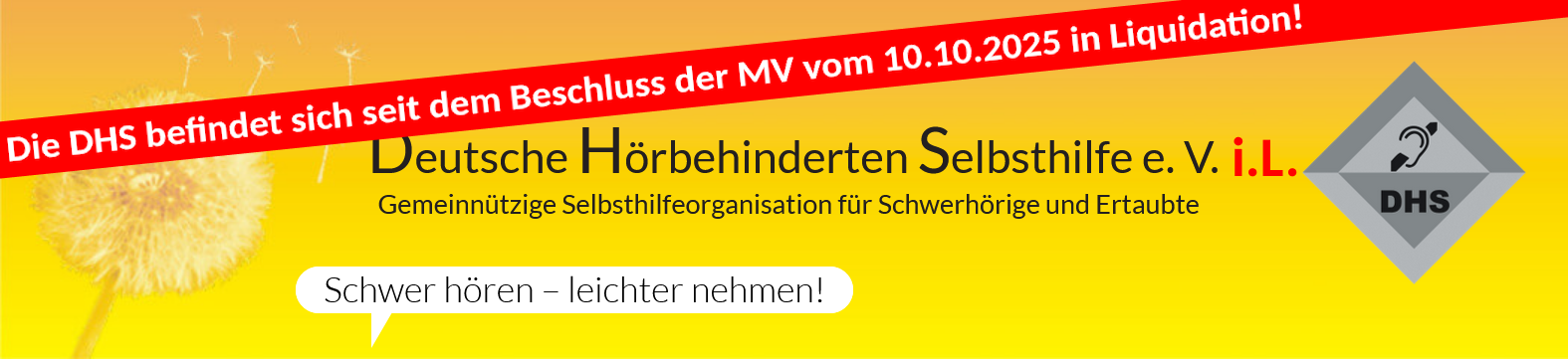 Deutsche Hörbehinderten Selbsthilfe e.V. (DHS)